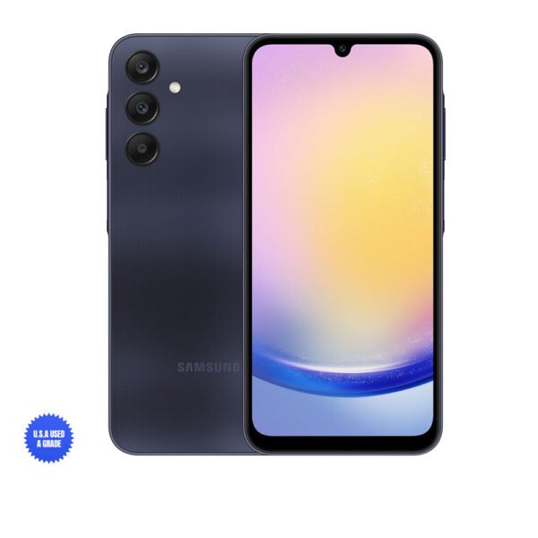Quality Used Grade A, SAMSUNG Galaxy A25 5G A Series Cell Phone, 128GB Unlocked