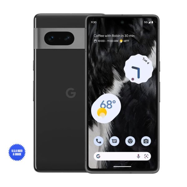 USA Quality Open Box, Google Pixel 7 5G, US Version, 128GB, Obsidian – Unlocked