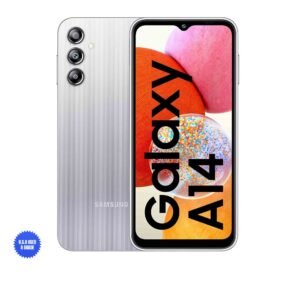 USA Quality Used SAMSUNG Galaxy A14 5G (128GB + 4GB) Grade A Unlocked ,6.6″ 50MP Triple Camera + (15W Wall Charger) (Silver)
