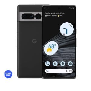 USA Quality Used Google Pixel 7 Pro – 5G, Grade A, Android Phone – Unlocked Smartphone with Telephoto/Wide Angle Lens, and 24-Hour Battery – 256GB – Obsidian
