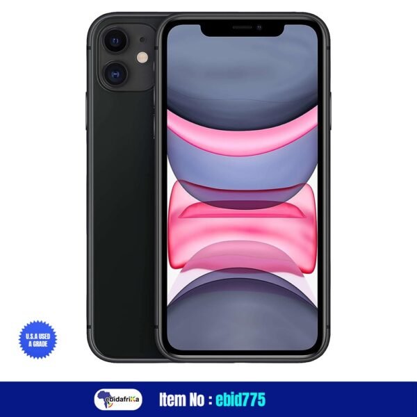 USA Quality Apple iPhone 11, 256GB, Grade A, Black – Unlocked