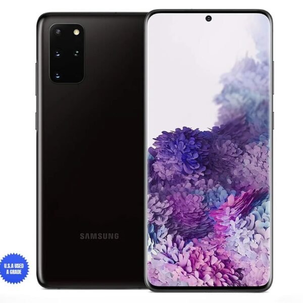 USA Used Quality Samsung Galaxy S20+ 5G, US Version, 128GB, Cosmic Black – Unlocked