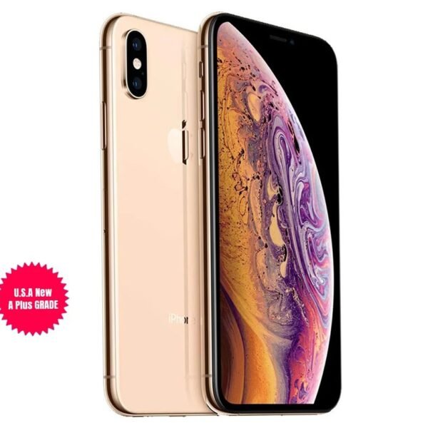 USA Quality New Apple iPhone XS Max, 256GB, Grade A+, Gold – Fully Unlocked