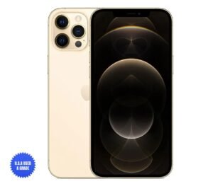 USA Quality Used Apple iPhone 12 Pro Max, 128GB, Gold – Fully Unlocked