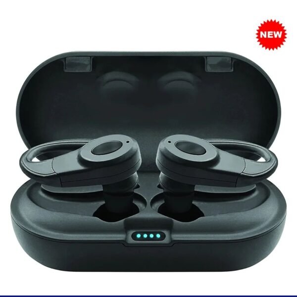 Second image of USA Quality New SENTRY Industries HPXBT999 Pro Series Rechargeable Bluetooth Earbuds, Black