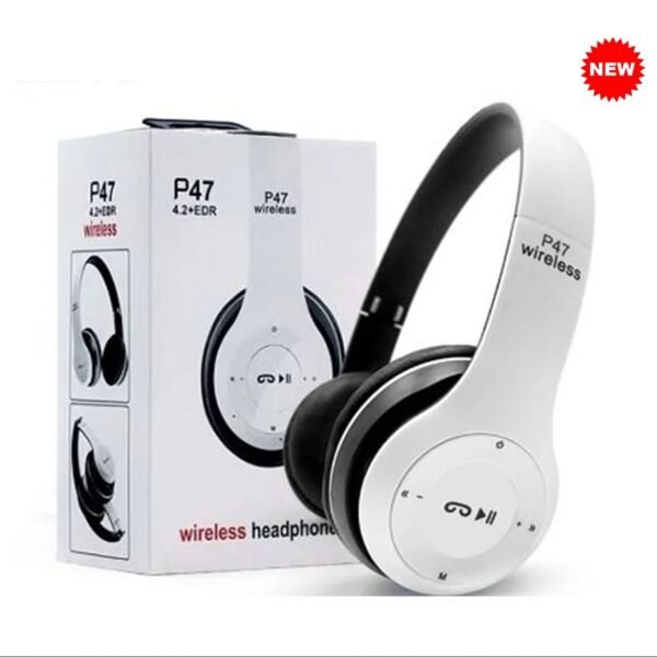 USA New P47 Wireless Bluetooth On Ear Headphones 5.0+EDR with Volume Control, HD Sound and Bass