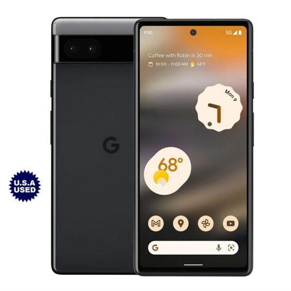 USA Quality Used Google Pixel 6a 128GB – 5G Android Phone – Unlocked Smartphone with 12 Megapixel Camera