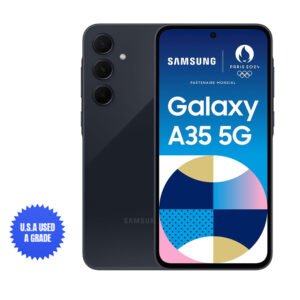 USA Quality Used Samsung Galaxy A35 5G SM-A356U1 128GB Unlocked Awesome Navy US VERSION