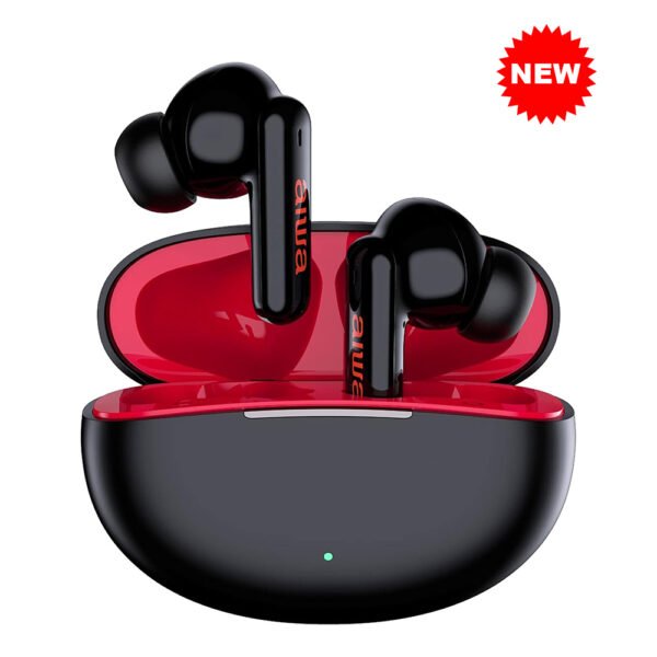 USA Quality New AIWA Prodigy Clear Plus TWS Earphones with ANC ENC and Wireless Charging Wireless Earbuds with Noise Cancelling, Long Lasting Battery, in Ear Headphones with Premium Sound