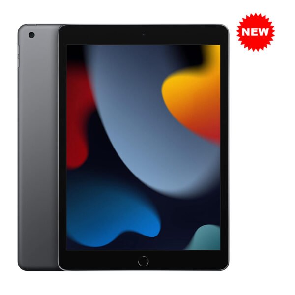 USA Quality New Apple iPad (9th Generation): with A13 Bionic chip, 10.2-inch Retina Display, 64GB, Unlocked, 12MP front/8MP Back Camera, Touch ID, All-Day Battery Life – Space Gray