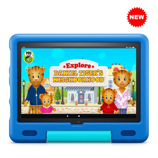 USA Quality New Amazon Fire HD 10 Kids tablet (newest model) ages 3-7 | Bright 10.1" HD screen with included ad-free and exclusive content, robust parental controls, 13-hr battery, 32 GB, Blue