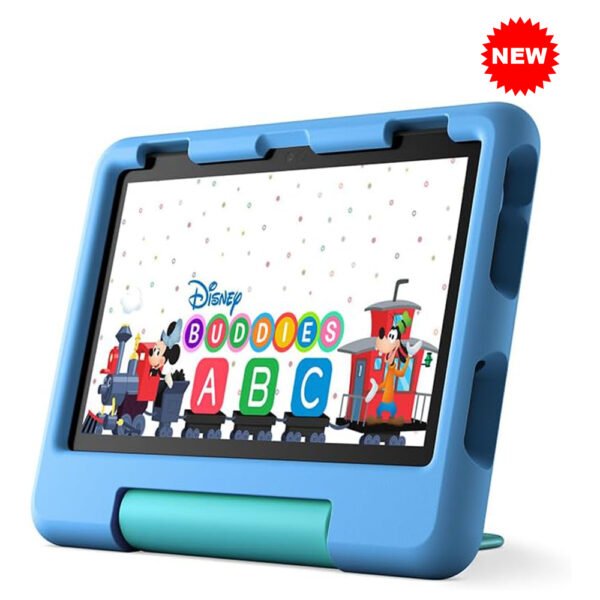 USA Quality New Amazon Fire HD 8 Kids tablet, ages 3-7. Top-selling 8" kids tablet on Amazon - 2023. Ad-free content with parental controls included, 13-hr battery, 32 GB, Blue