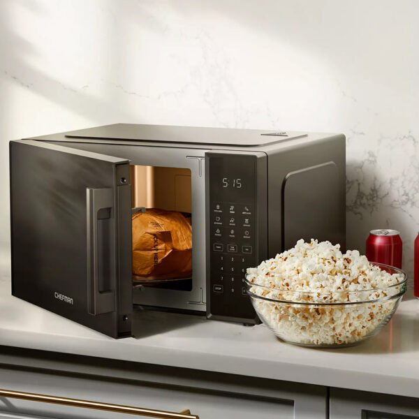 Second image of USA Quality New Haier 31L 1000W Digital Microwave Oven with Grill-HMW31DBG