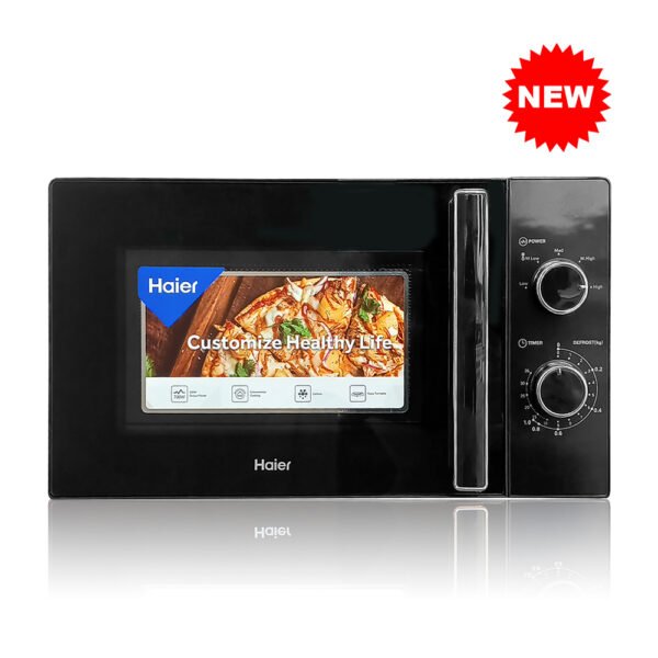 USA Quality New Haier 20L Mechanical Black Microwave Oven